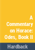 A_commentary_on_Horace